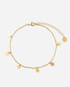 BRACELET DE CHEVILLE Pièces bohèmes - Or