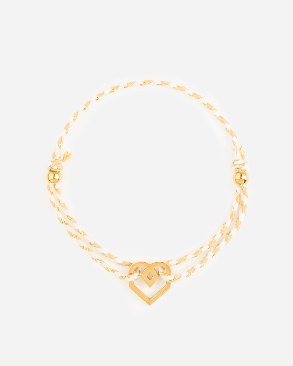 BRACELET Cœur crème
