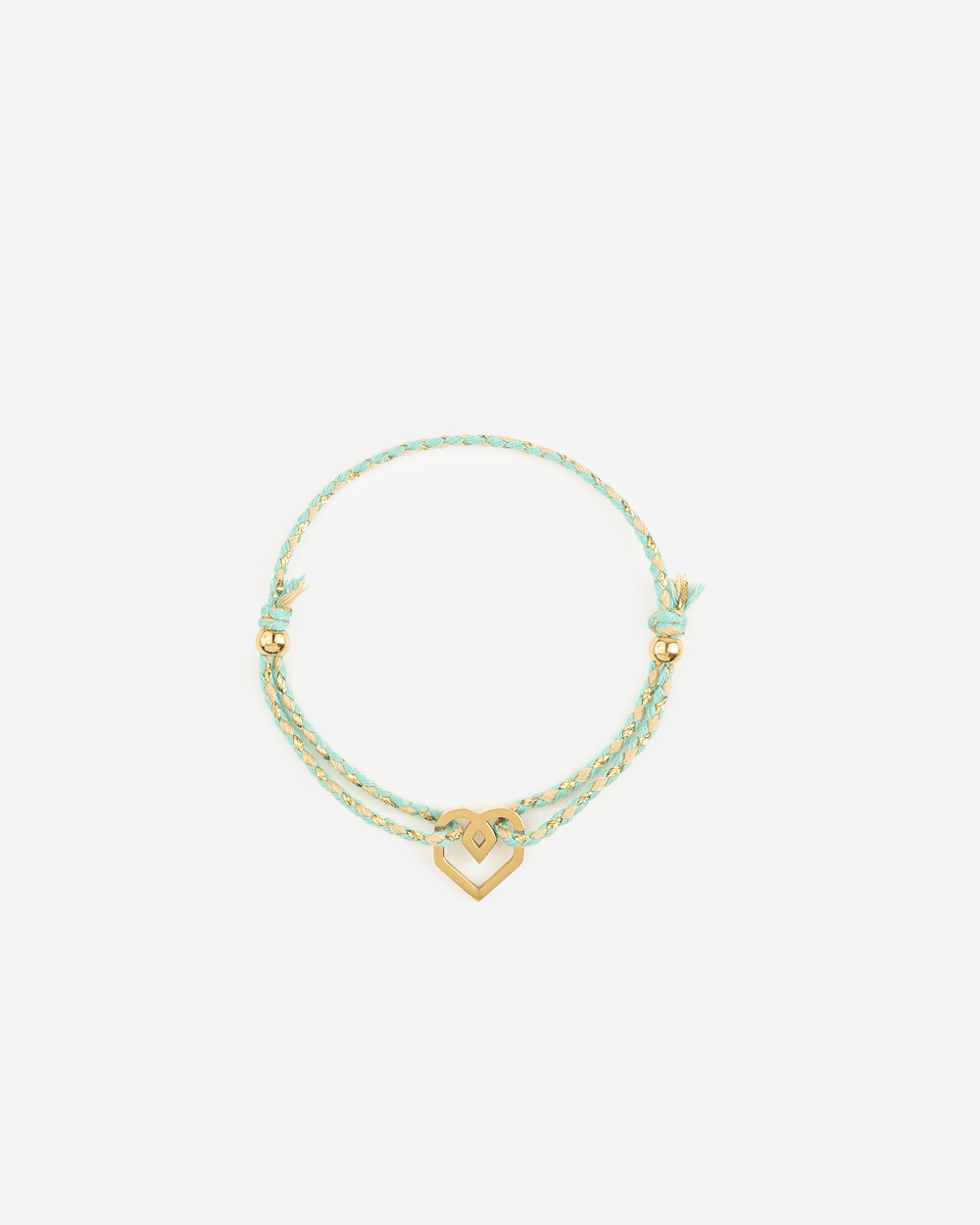 BRACELET Cœur pistache