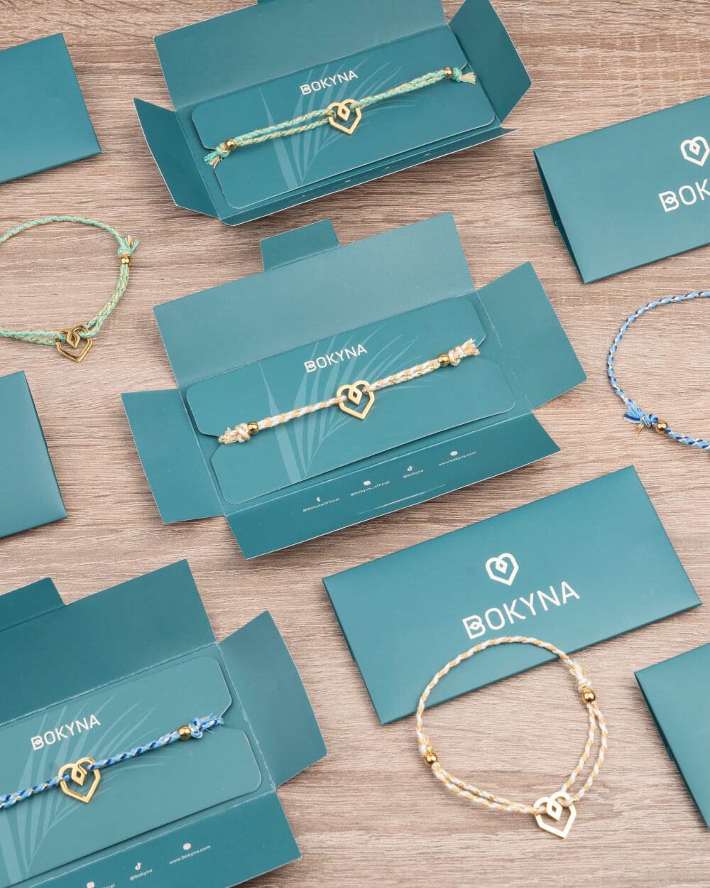 BRACELET Cœur bleu