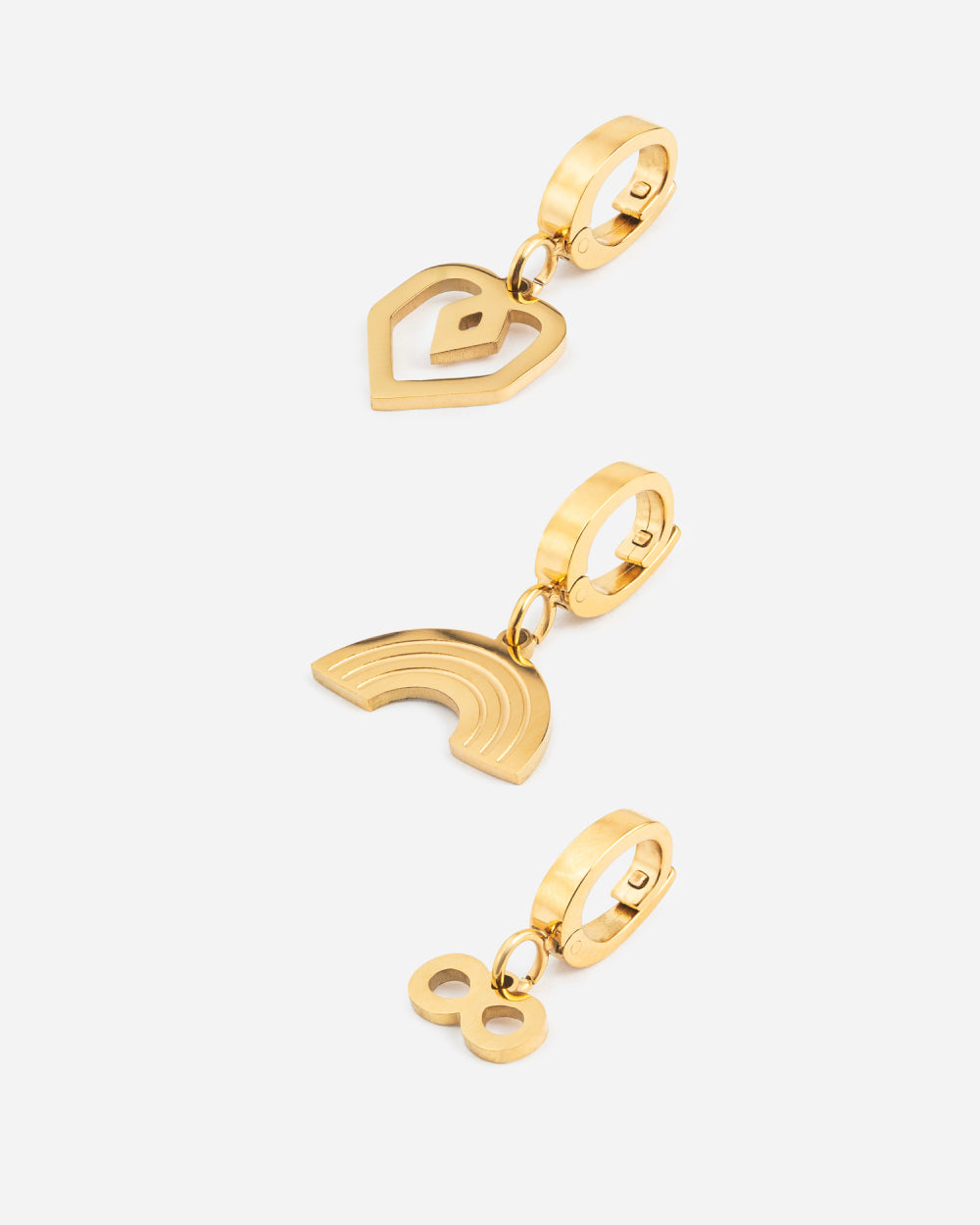 Lot CHARM Bonheur - Or