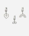 Lot CHARM Bonheur - Argent