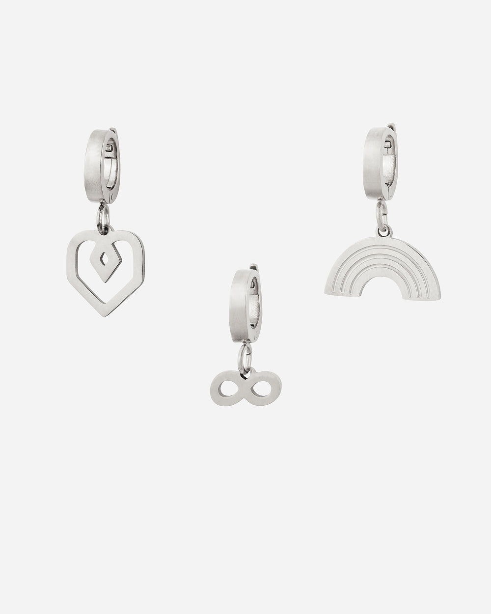Lot CHARM Bonheur - Argent
