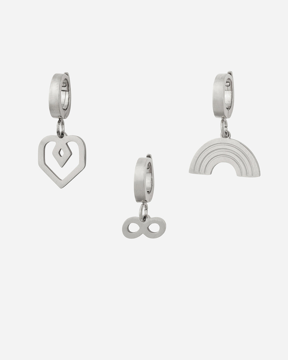 Lot CHARM Bonheur - Argent