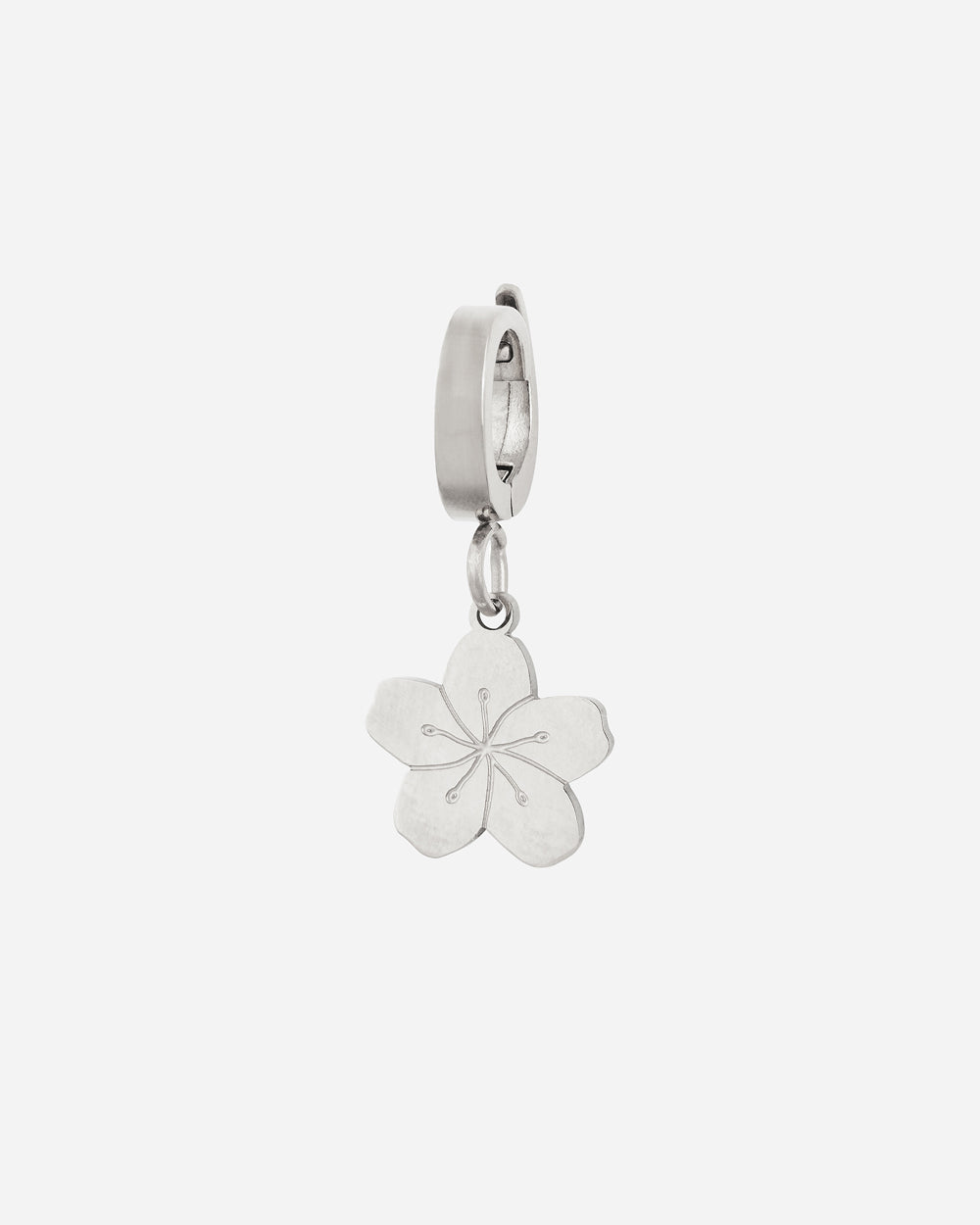 CHARM Fleur tropicale - Argent
