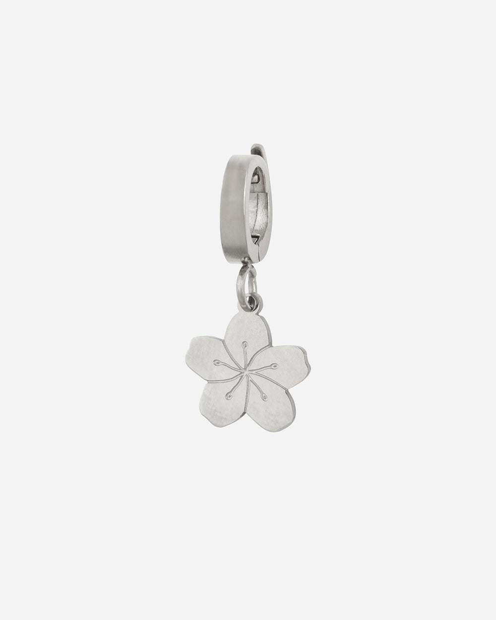 CHARM Fleur tropicale - Argent