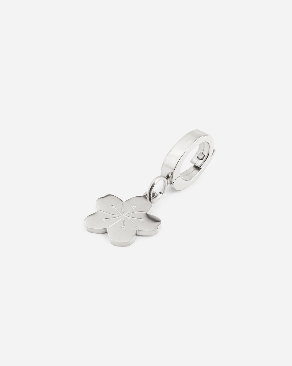 CHARM Fleur tropicale - Argent